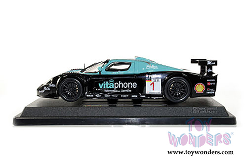 BBurago Race - Maserati MC12 Race Car #1 (1/24 scale diecast model car, Blue) 28004BU