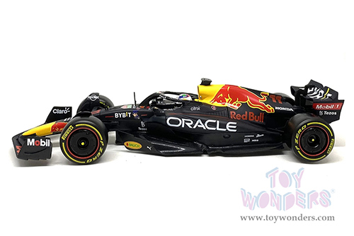 Bburago - Oracle Red Bull Racing RB18 #11 Sergio Perez with Driver Formula One F1 Abu Dhabi GP "Construtors' Champion" (2022) (1/24 scale diecast model car, Black) 18-28026/11