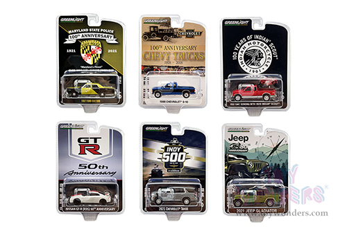 Greenlight - Anniversary Collection Series 13 (1/64 scale diecast model car, Asstd.) 28080/48