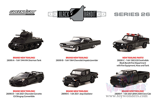 28090/48 Greenlight Black Bandit Series 26 model diecast car