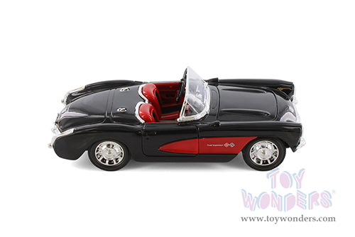 Showcasts® Collectibles - Chevrolet Corvette Convertible (1957, 1/24 scale diecast model car, Asstd.) 29393/4D MAP: $19.99