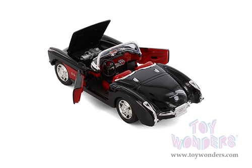 Showcasts® Collectibles - Chevrolet Corvette Convertible (1957, 1/24 scale diecast model car, Asstd.) 29393/4D MAP: $19.99