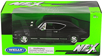 Welly - Chevrolet® Chevelle™ SS 396 Hardtop (1968, 1/24 scale diecast model car, Black) 29397WBK