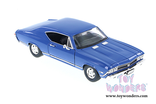 Welly - Chevrolet Chevelle SS 396 Hardtop (1968, 1/24 scale diecast model car, Blue) 29397WBU
