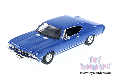 Welly - Chevrolet Chevelle SS 396 Hardtop (1968, 1/24 scale diecast model car, Blue) 29397WBU