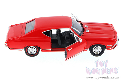 Welly - Chevy Chevelle SS396 Hardtop (1968, 1/24 scale diecast model car, Red) 29397WR