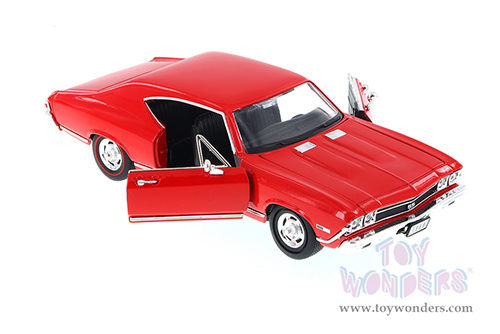 Welly - Chevy Chevelle SS396 Hardtop (1968, 1/24 scale diecast model car, Red) 29397WR