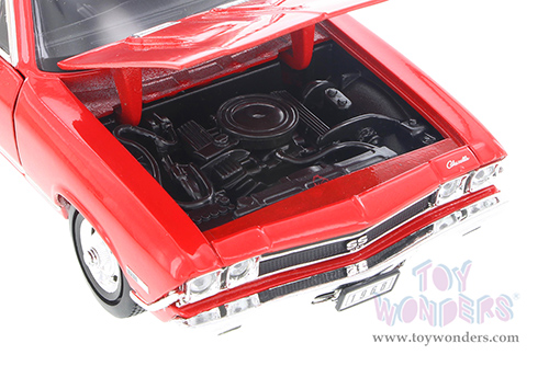 Welly - Chevy Chevelle SS396 Hardtop (1968, 1/24 scale diecast model car, Red) 29397WR