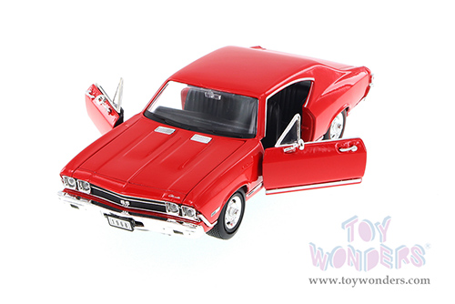 Welly - Chevy Chevelle SS396 Hardtop (1968, 1/24 scale diecast model car, Red) 29397WR