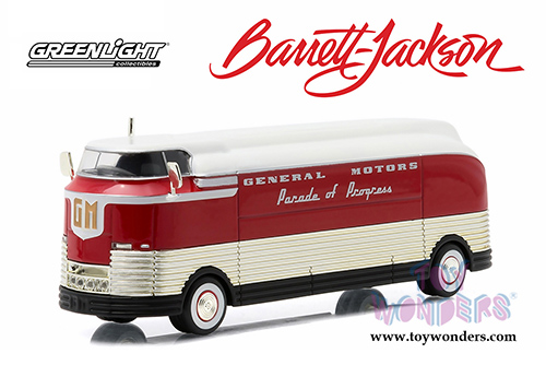 Greenlight - General Motors Futurliner Bus (1950, 1/64 scale diecast model car, Red w/White) 29843