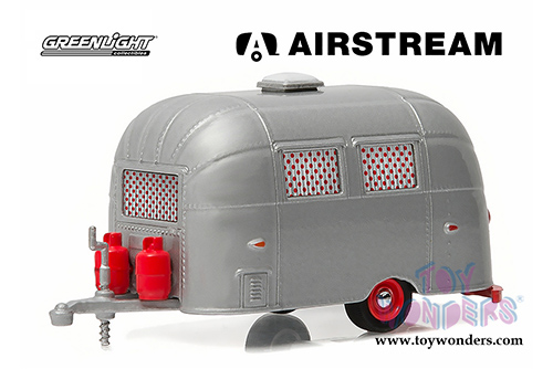 Greenlight - Airstream 16' Bambi Sport Travel Trailer (1/64 scale diecast model car, Silver) 29857
