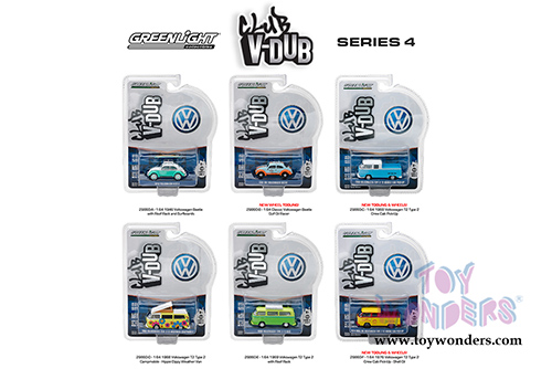 Greenlight - Club V-DUB Series 4 Assortment (1/64 scale diecast model car, Asstd.) 29860/48