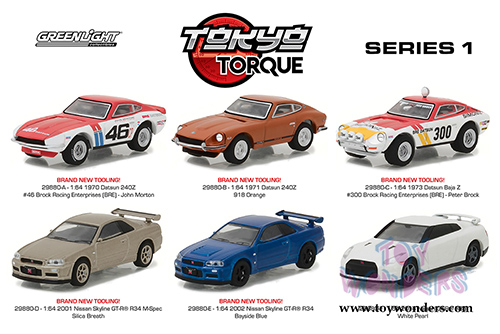 Greenlight - Tokyo Torque Series 1 Assortment (1/64 scale diecast model car, Asstd.) 29880/48