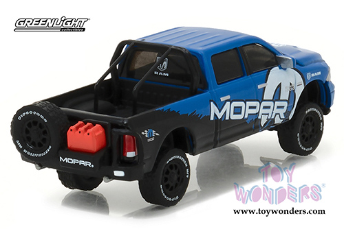 Greenlight - Dodge Ram 1500 Pickup Truck MOPAR (2017, 1/64 scale diecast model car, Blue) 29887/48