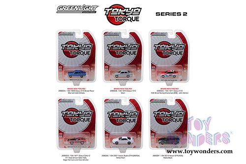 Greenlight - Tokyo Torque Series 2 Assortment (1/64 scale diecast model car, Asstd.) 29900/48