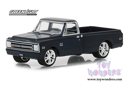 Greenlight - Chevrolet&reg; C-10 Performance Centennial Edition Pickup Truck (1967, 1/64 scale diecast model car, Metallic Dark Blue) 29974/48
