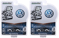 Show product details for  Greenlight - Club Vee-Dub Series 10 | Classic Volkswagen Beetle Police Car - Polis Trollveggen, Norway (1/64 scale diecast model car, Black) 29980F/48