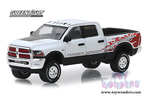 Greenlight - Dodge Ram 2500 Power Wagon Pickup Truck (2016, 1/64 scale diecast model car, Bright White Clearcoat) 29982/48
