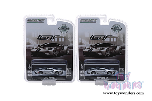 Greenlight - Ford GT (2017, 1/64 scale diecast model car, Ingot Silver) 29992/48