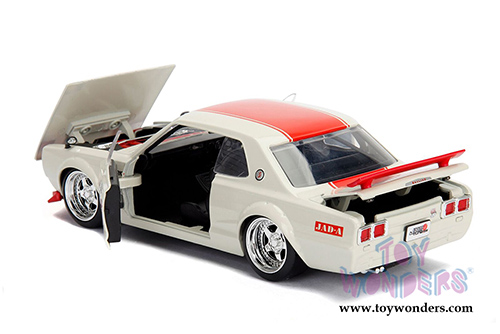 Jada Toys - Metals Die Cast | JDM Tuners&trade; Nissan Skyline GT-R Hardtop (1971, 1/24, diecast model car, Asstd.) 30009DP1