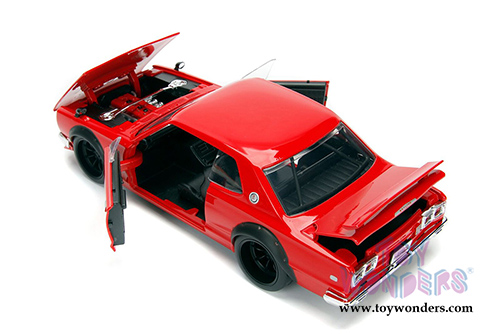 Jada Toys - Metals Die Cast | JDM Tuners&trade; Nissan Skyline GT-R Hardtop (1971, 1/24, diecast model car, Asstd.) 30009DP1
