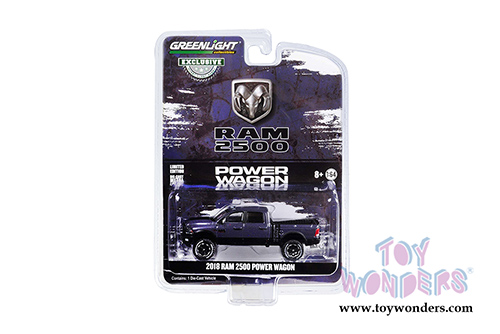 Greenlight - Dodge Ram 2500 Power Wagon Pickup Truck (2018, 1/64 scale diecast model car, Dark Purple) 30016/48
