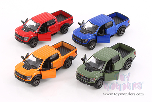 3001D Kinsmart 2022 Ford F-150 Raptor Pickup Truck Diecast Model Car