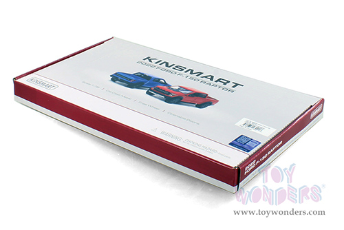 3001D Kinsmart 2022 Ford F-150 Raptor Pickup Truck Diecast Model Car