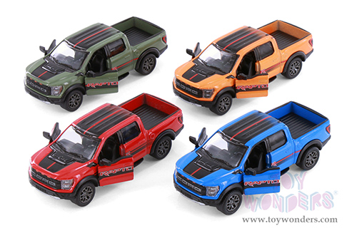 3001DF Kinsmart 2022 Ford F-150 Raptor Pickup Truck Diecast Model Car