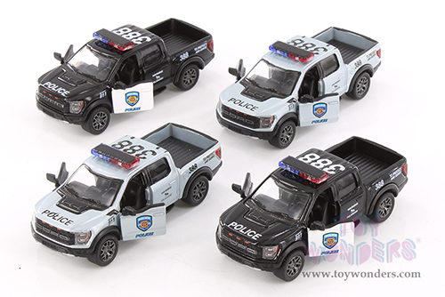 3001DP/2 Kinsmart 2022 Ford F-150 Raptor Police Diecast Model Car