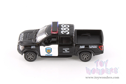 3001DP Kinsmart 2022 Ford-F150 Raptor Police Diecast Model Car
