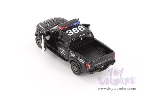 3001DP Kinsmart 2022 Ford-F150 Raptor Police Diecast Model Car
