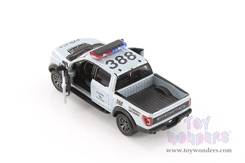 3001DPR Kinsmart 2022 Ford F-150 Raptor Police Firefighter Diecast Model Car