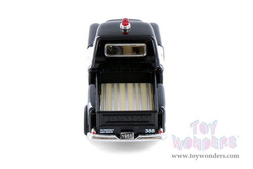 3002DP Kinsmart 1955 Chevy Stepside Pickup Truck Police Diecast Model Car