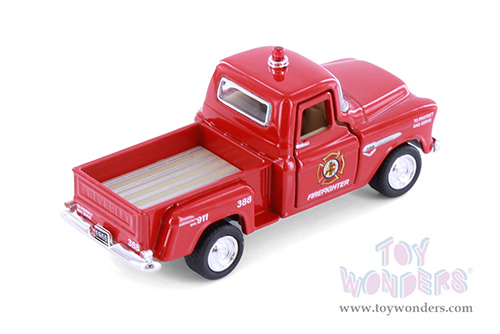 3002DPR Kinsmart 1955 Chevy Stepside Pickup Truck Police Firefighter Diecast Model Car