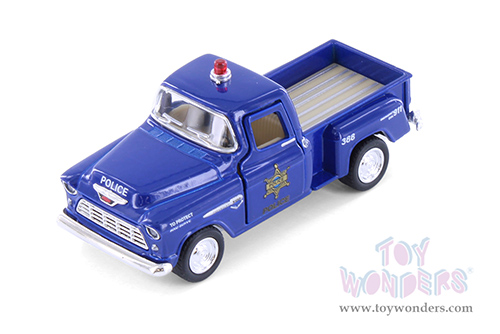 3002DPR Kinsmart 1955 Chevy Stepside Pickup Truck Police Firefighter Diecast Model Car
