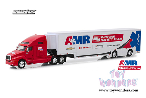 Greenlight - Kenworth T2000 AMR IndyCar Safety Team Transporter (1/64 scale diecast model car, Red/White) 30038/24