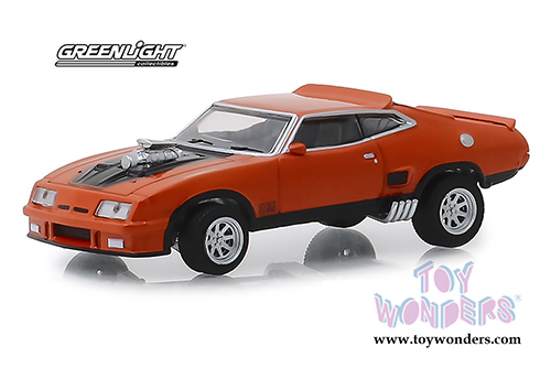 Greenlight - Ford Falcon XB Custom Hardtop (1973, 1/64 scale diecast model car, Burnt Orange with Black Stripes) 30041/48