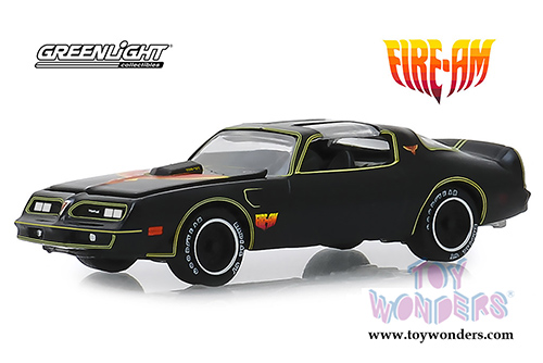 Greenlight - Pontia&reg; Firebird&reg; Trans Am "Fire AM" by Very Special Equipment (VSE) (1977, 1/64 scale diecast model car, Black w/Hood bird) 30059/48