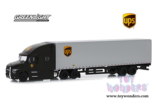 Greenlight - Mack Anthem&reg; 18-Wheeler Tractor-Trailer - United Parcel Service (UPS) (2019, 1/64 scale diecast model car, Brown) 30089/24