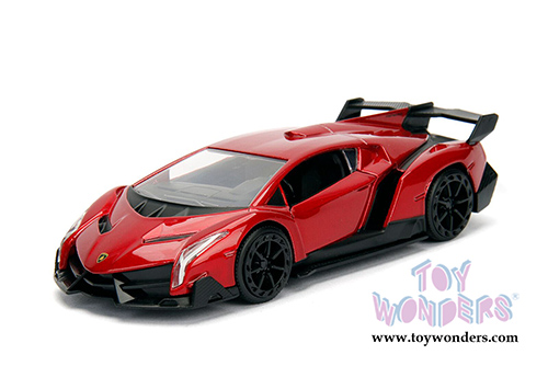 Jada Toys - Metals Die Cast | Hyper-Spec Lamborghini Veneno Hardtop (2017, 1/32, diecast model car, Asstd.) 30104DP1