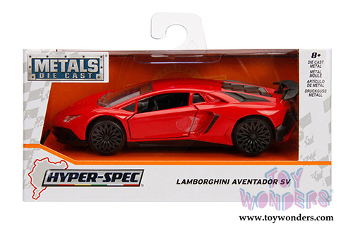 Jada Toys - Metals Die Cast | Hyper-Spec Lamborghini Aventador SV Hard Top (2017, 1/32, diecast model car, Asstd.) 30109WA1