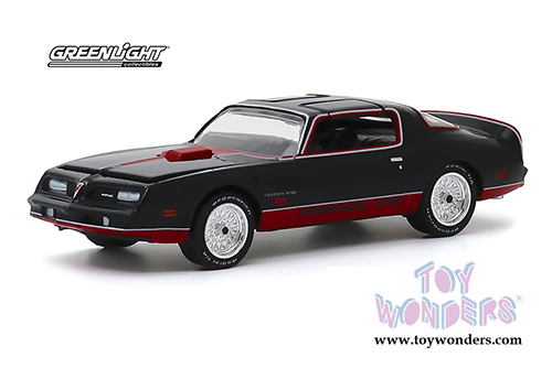 Greenlight - Pontiac&reg; Firebird&reg; T/A "Macho" #104 by Mecham Design (1978, 1/64 scale diecast model car, Black/Red) 30149/48
