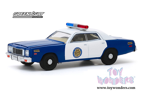 Greenlight - Plymouth Fury - Osage County Sheriff (1975, 1/64 scale diecast model car, White/Blue) 30151/48