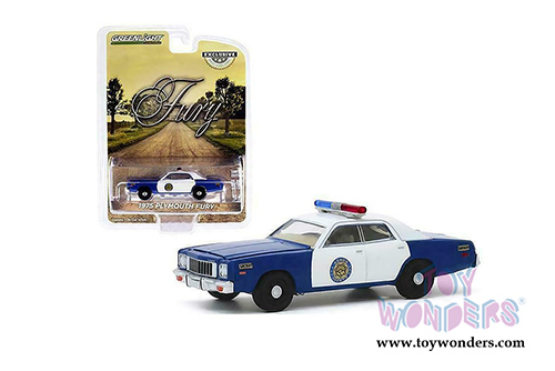 Greenlight - Plymouth Fury - Osage County Sheriff (1975, 1/64 scale diecast model car, White/Blue) 30151/48