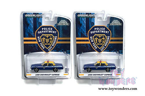 Greenlight - Chevrolet&reg; Caprice - New York City Housing Authority Police Department Supervisor (1990, 1/64 scale diecast model car, Blue) 30159/48