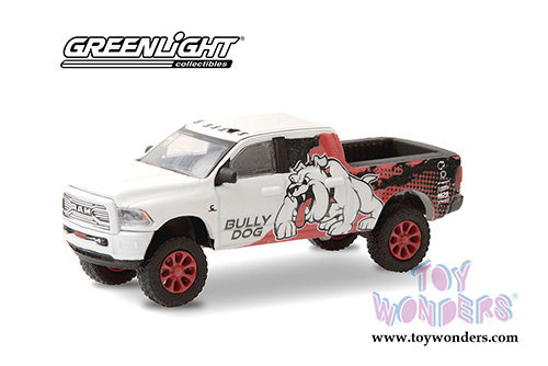 Greenlight - Ram 3500 Sport Pick Up Truck - Bully Dog (2017, 1/64 scale diecast model car, White) 30172/48