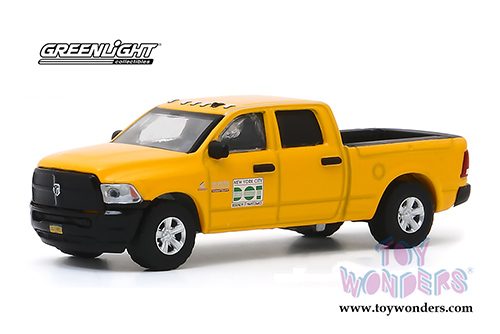 Greenlight - Ram 2500 Pick Up Truck - New York City DOT Brooklyn Street Maintenance (2017, 1/64 scale diecast model car, Yellow) 30173/48