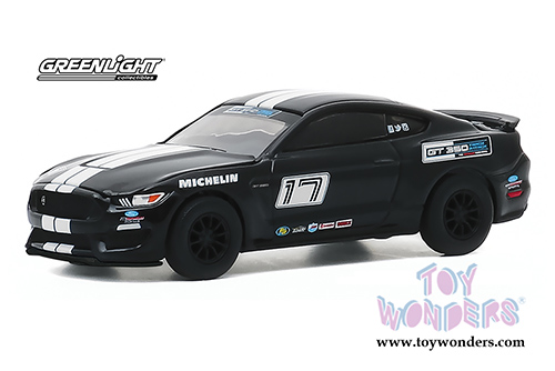 Greenlight - Ford Mustang Shelby GT350&reg; - Ford Performance Racing School GT350 Track Attack #17 (2016, 1/64 scale diecast model car, Shadow Black) 30191/48
