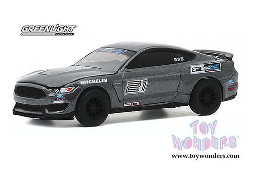 Greenlight - Ford Mustang Shelby GT350&reg; - Ford Performance Racing School GT350 Track Attack #21 (2016, 1/64 scale diecast model car, Magnetic Gray) 30192/48